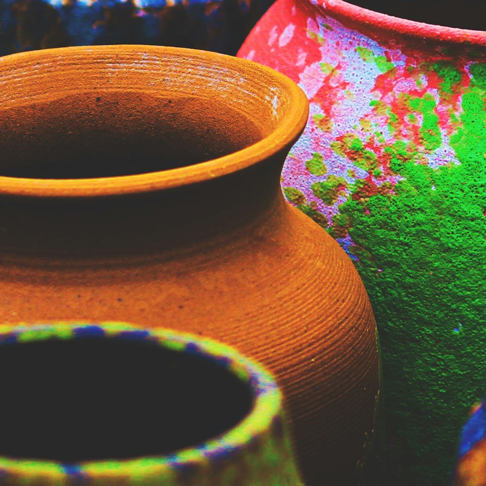 Pots en terre peints, photo 3
