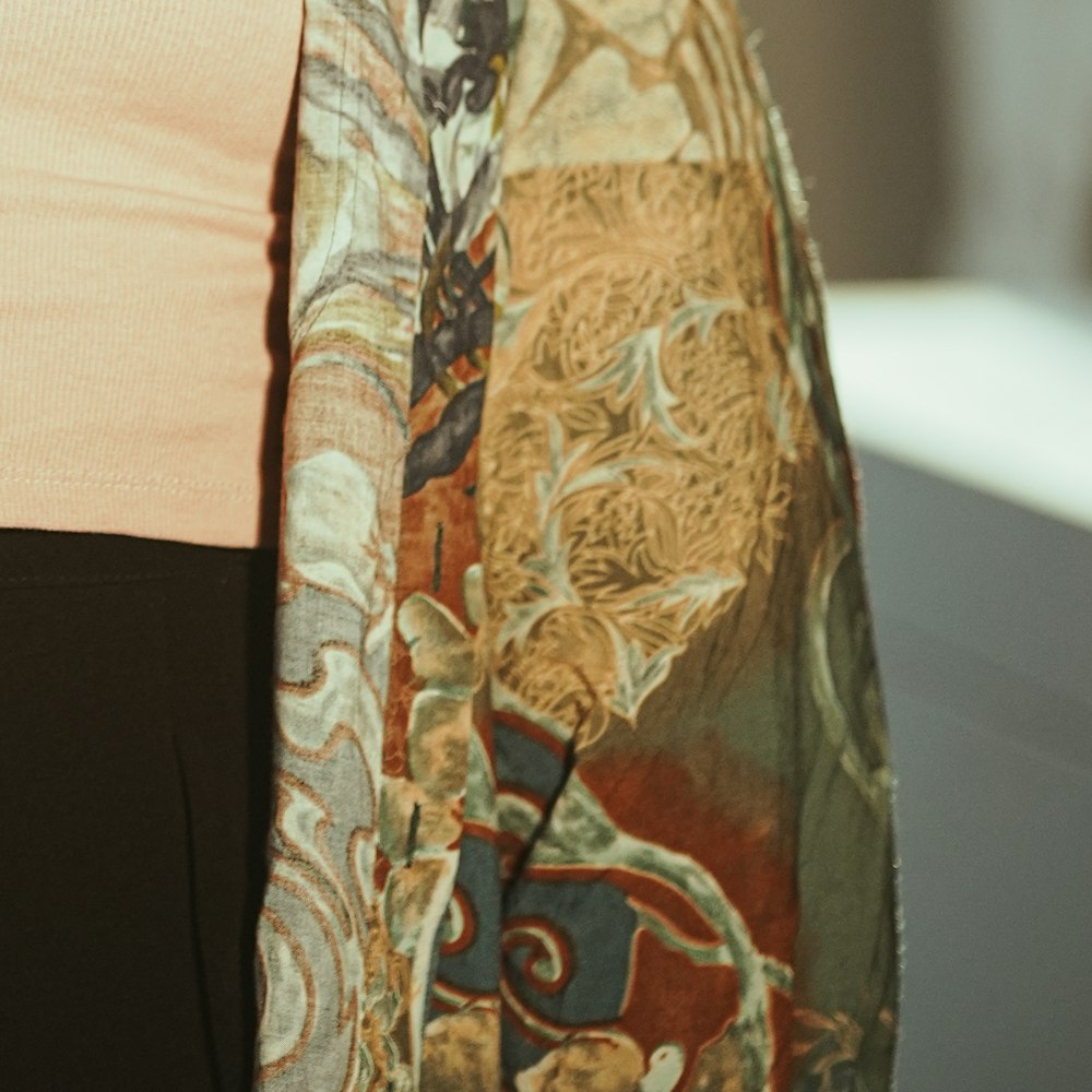 Veste kimono imprimée, photo 3