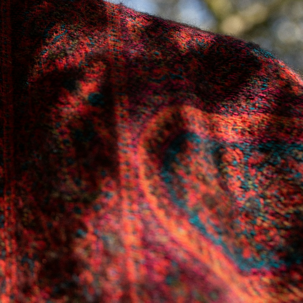 Kimono cachemire rouge, photo 2
